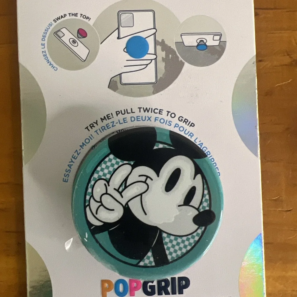 Popsockets DISNEY Mickey Mouse Peace Out CLASSIC New Retro Grip‎ Stand Popgrip